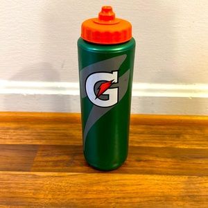Gatorade, used water bottle